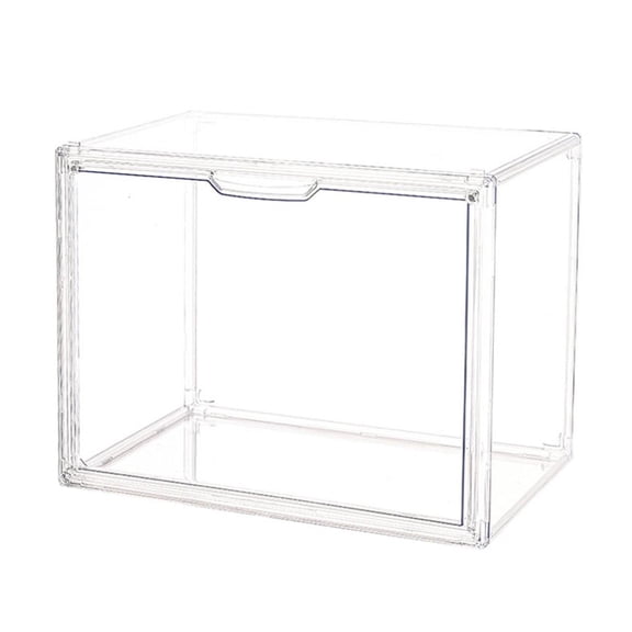 Osdhezcn Dustproof Display Case for Collectible Action Figures And Toy Large Storage Organizers Box With PET Easy Assembly