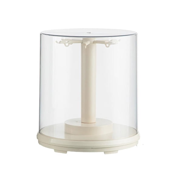 Osdhezcn Dustproof Rotating Showcase Box Plush Toy Collectible Organizers Clear Design Box