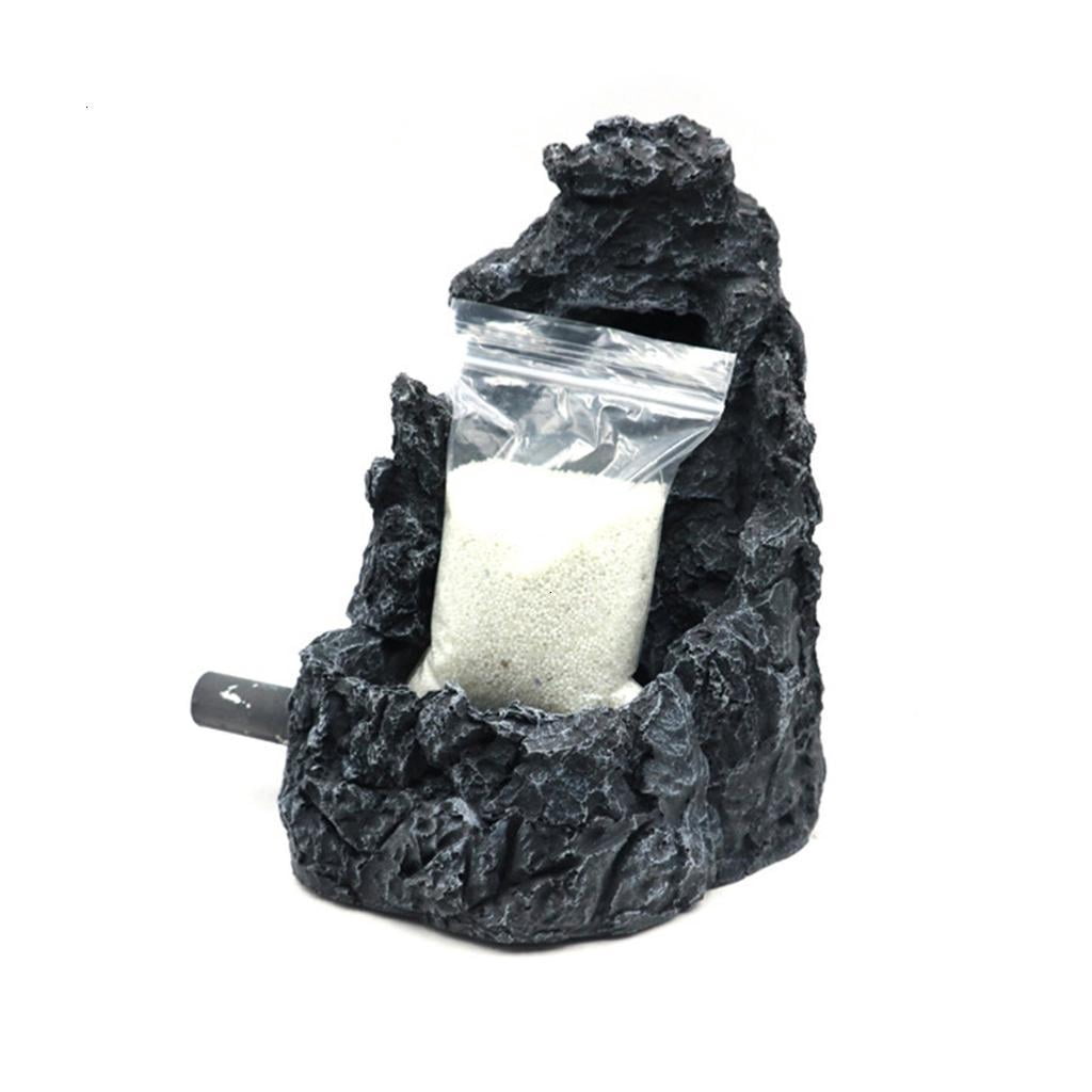 Osdhezcn Dynamic Sandfall Waterfall Ornament for Aquariums Durability Easyly Setups