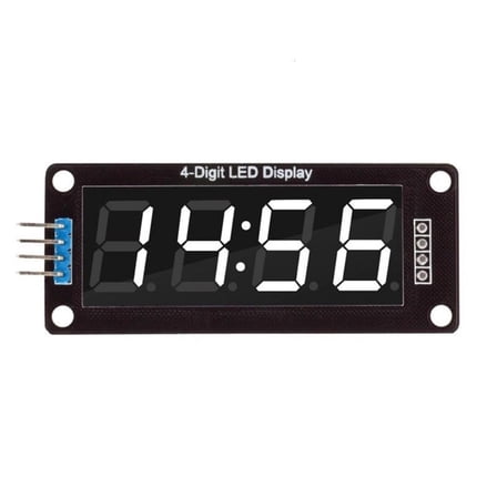 Osdhezcn Easy Drive TM1637 0.56Inch 4Digits Seven Segment LED Display Module Board