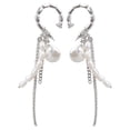 thumbnail image 1 of Osdhezcn Elegant Baroque Tassels Rhinestones Chain Earrings Accessory For Women Seeking Vintage Style And Modern Charm, 1 of 8