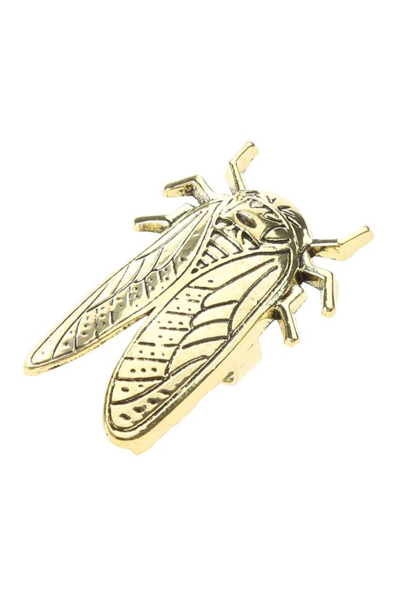Elegant Insect Shaped Rings Jewelry Unique Rings Jewelry Unisex Gold Color Finger with Large Cicada for Fashioniasts