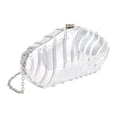 thumbnail image 1 of Osdhezcn Eye Catching Acrylic Clutch Purse for Women Irregular Shell Evening Handbag, 1 of 20
