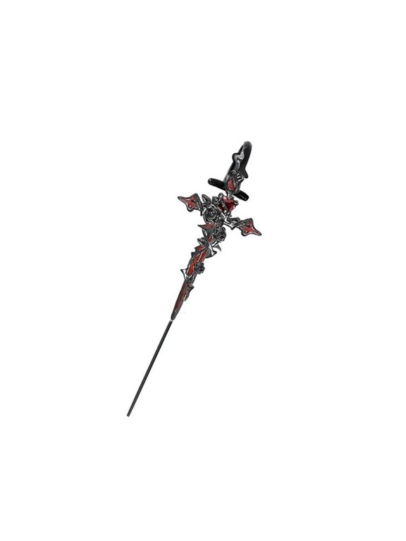 Fashion Ear Pin with Thorn Studs Earrings Alloy Texture for Fashion Enthusiast