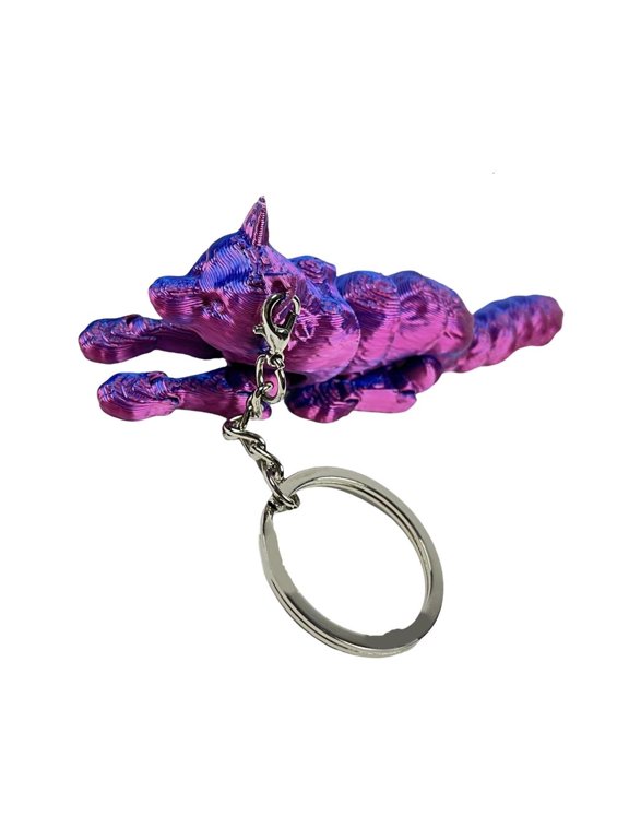 Fashionable 3D Wolf Keychain With High Detail for Distinctive Decoratioin