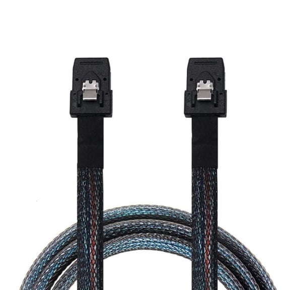 Osdhezcn Fast Speed 12G Internal MiniSAS 36Pin to SFF-8087 Data Cable for Server RAIDs 1m