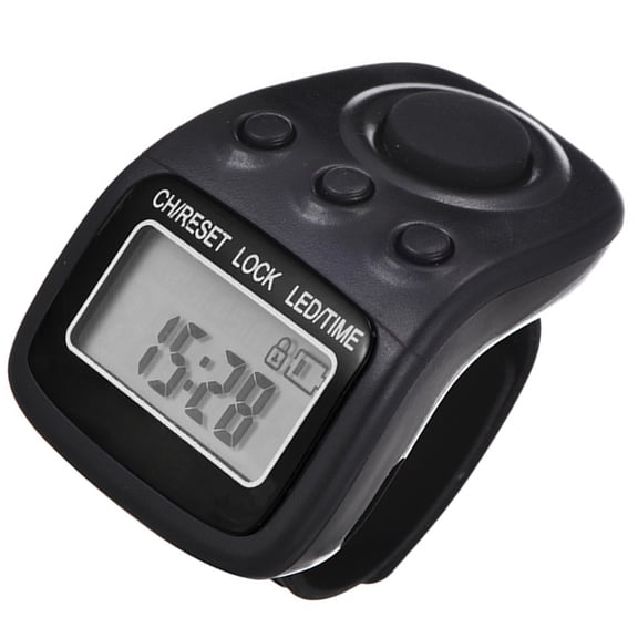 Osdhezcn Finger Counter 6 Digits Digital Tally Counter Clickers Tasbeeh Counter with Case