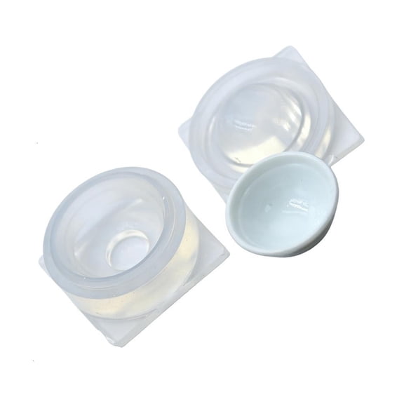 Osdhezcn Flexible Silicone Mold for Dollhouses Miniature Tableware Scene Accessories And Gift Items Bowl Making Mould