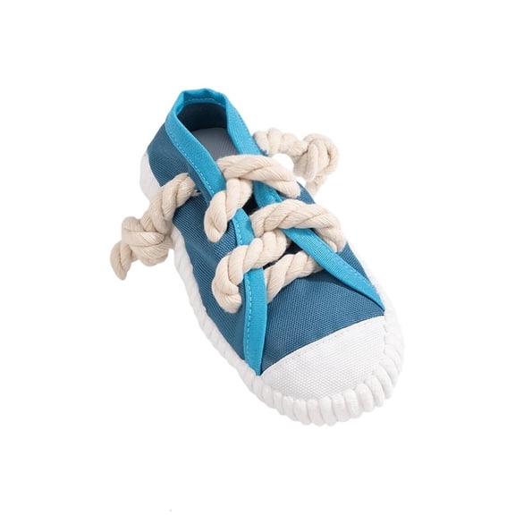 Osdhezcn Funny Dog Chewing Entertainment Shoe Toy Squeaker Sound Cotton Rope Teeth Clean