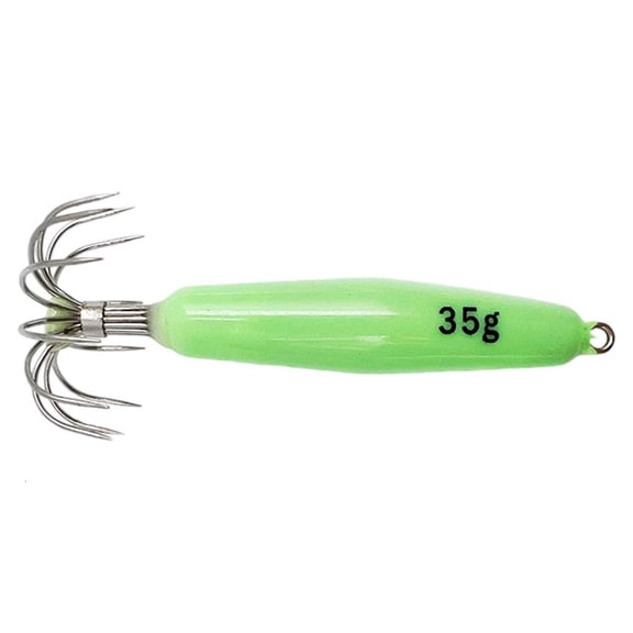 Osdhezcn Glow In Dark Coating Squid Jig Precisions Weight Marking For Performances