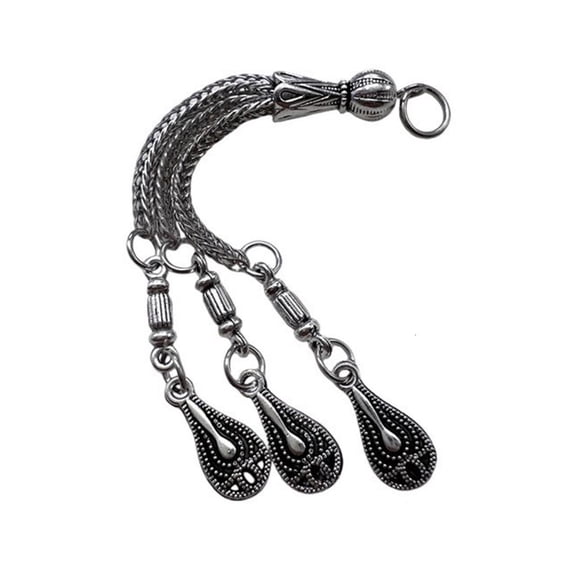 Osdhezcn Handmade Necklace Connectors Antique Silver Metal Tassels Brushes Pendant Accessories Versatile Jewelry Making Supplies