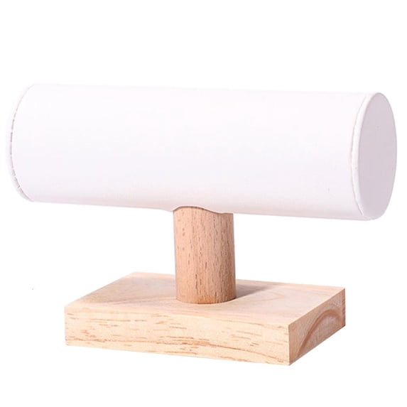 Osdhezcn Headband Presentation Tray Natural Wood Necklace Display Rack Elegant Jewelry Holder Bracelet Accessory Holder for Women
