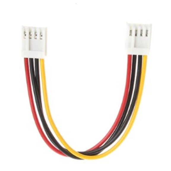 Osdhezcn Heavy Duty 4Pin Floppys Power Cable 12V Compatible 15CM High Elasticity Coppers Cores