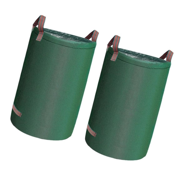 Osdhezcn Heavy Duty Tractor Leaf Collection Bag Large Capacity Garden Waste Storage Durable Oxfords Fabric for Farm Yard Lawn Maintenance