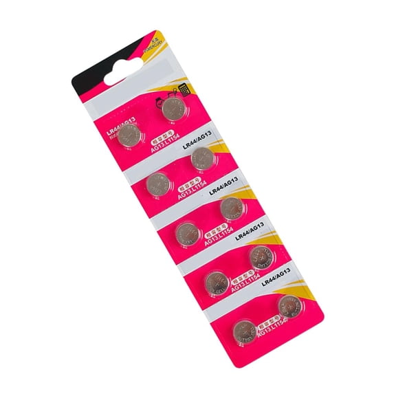 Osdhezcn High Performances AG13 Button Cells Stable 1.5V Output LR44 Button Batteries