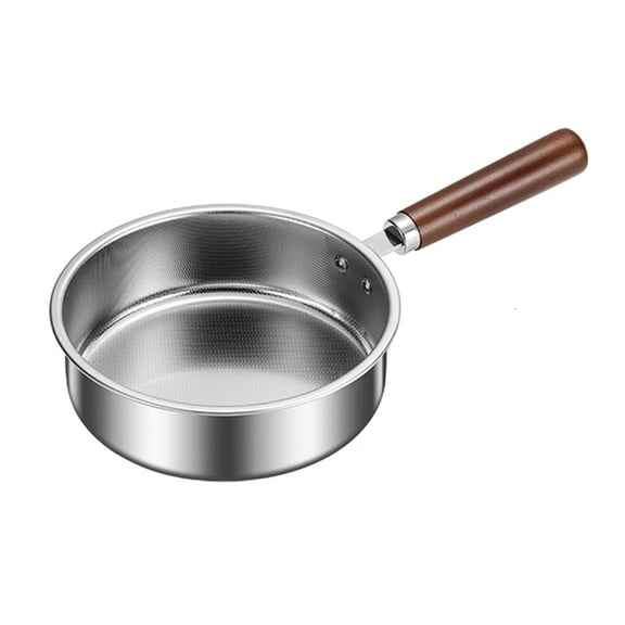 Osdhezcn High Quality 304 Frying Pan Even Heating Perfect Eggs Fish Preparation