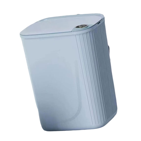 Osdhezcn Intelligent Motion Sensors Waste Bin USB Charging 1200mAh Battery Quiet Lid Rubbish Bin for Modern Apartments
