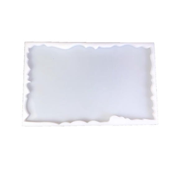 Osdhezcn Irregular Rectangular Large Tabletop Mold River Table Crystal Epoxy Resin Molds DIY Ornament Jewelry Making Tools Decor