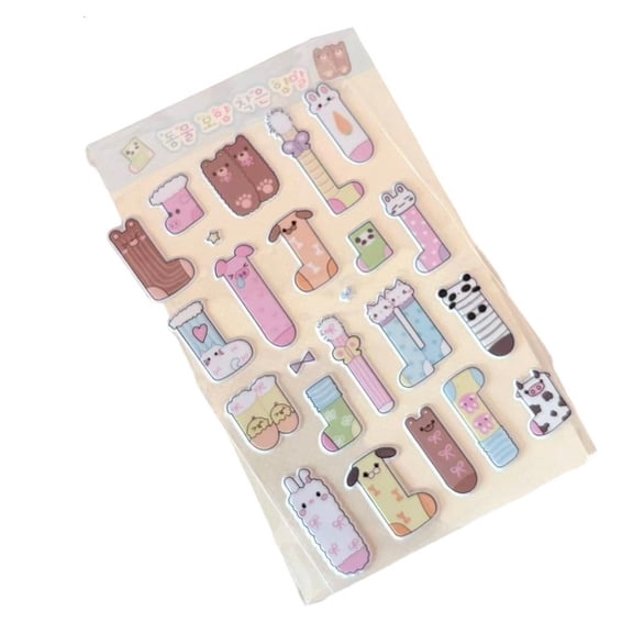 Osdhezcn Kid Sticker Winter Themed Foam Sticker for Journal Planner Notebook Phone Case Laptop Album Scrapbooking Embellishments