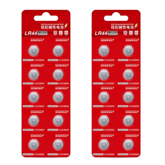 Osdhezcn LR44 1.5V Button Batteries AG13 A76 Alkaline Battery 10/20 Pack for Calculators Keychain Gadgets Small Devices Cells