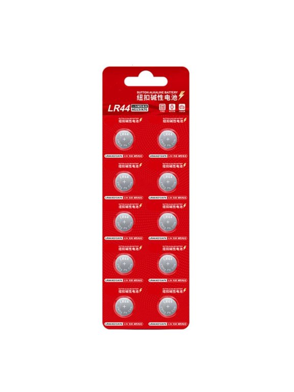 LR44 1.5V Button Batteries AG13 A76 Alkaline Battery 10/20 Pack for Calculators Keychain Gadgets Small Devices Cells