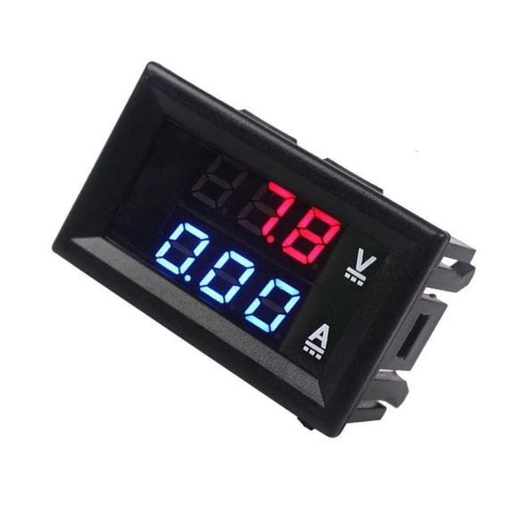 Osdhezcn Laboratory Grade LED Voltages Current Meter Two Display 0-100V Measurement