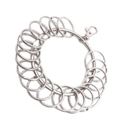 Osdhezcn Large Round Hoop Key Rings Organizer with Lobster Clasp Key Accessories Easy Use
