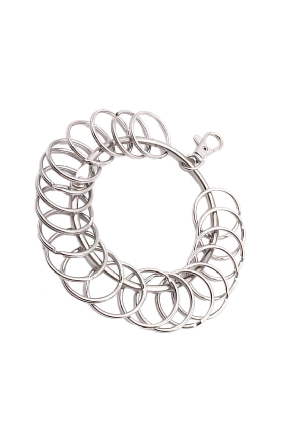 Large Round Hoop Key Rings Organizer with Lobster Clasp Key Accessories Easy Use