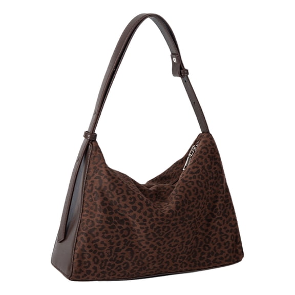 Osdhezcn Leopard Print Slouchy Bag Soft Lightweight Shoulder Bags Handbag for Women