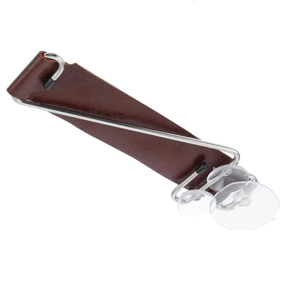 Osdhezcn Light weight Z Shape Guitar Stabilizer Features Triple Suction Cups And Padded Leather Support For Secure Hold