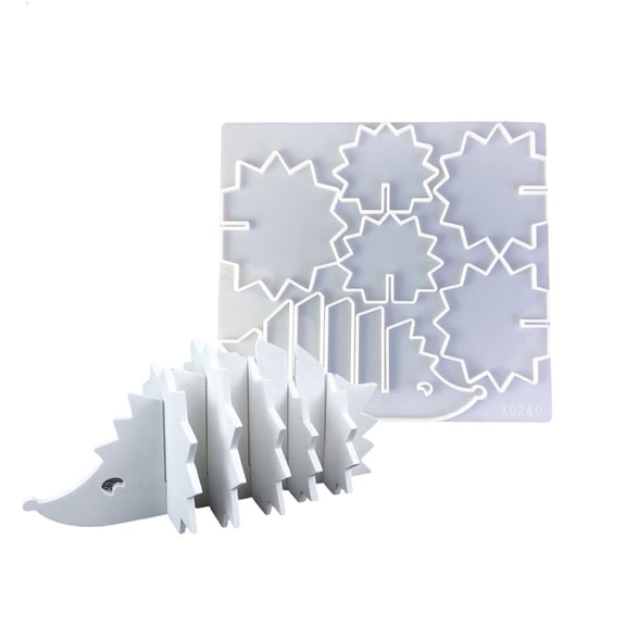Osdhezcn Lovely Hedgehog Coaster Mould In Sturdy Silicone for Fun Projects Supplies
