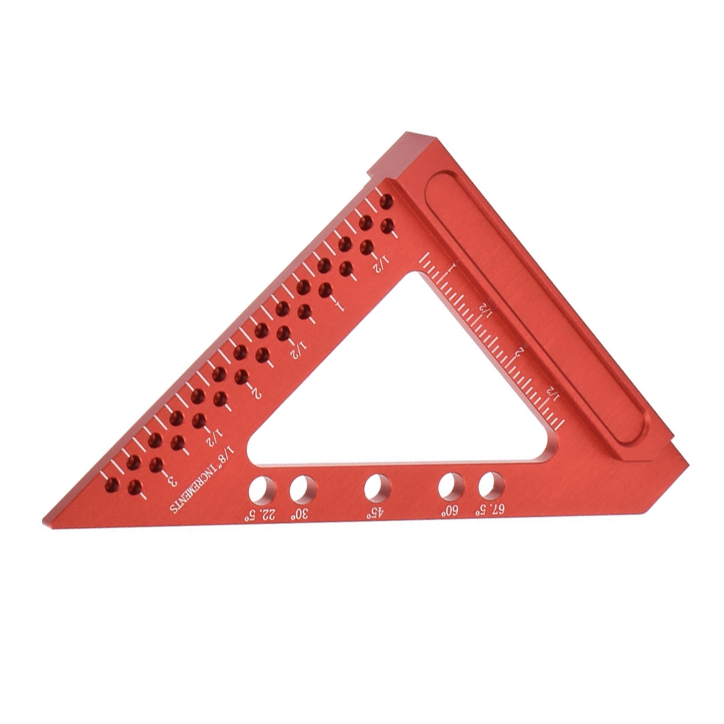 Osdhezcn Measuring Ruler 22.5/30/45/67.5 Degree Woodworking Square ...