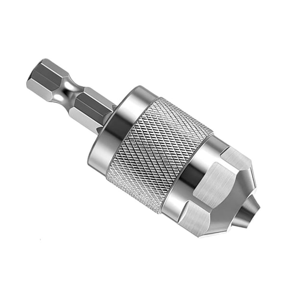 Osdhezcn Metal 3 Jaw Chuck Hexagonal Shank Suitable for Pneumatic Drills Craftsmen DIY Applications Quick Tool Less Installation