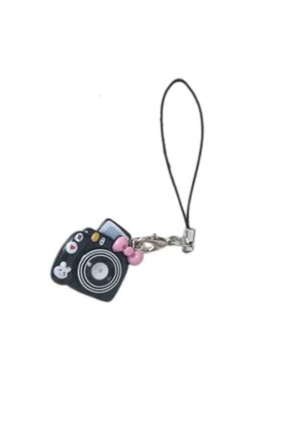 Miniature Camera Keychain Playful Design 6 Color Avaliable Bag Purse Ornament