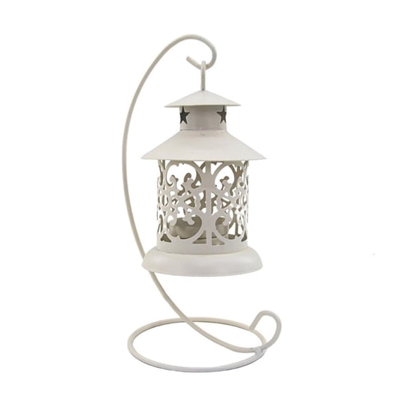 Osdhezcn Moroccans Wrought Iron Hanging Candle Lanterns Tealight Holders With Intricate Cutout Pattern For Romantics Home Decors