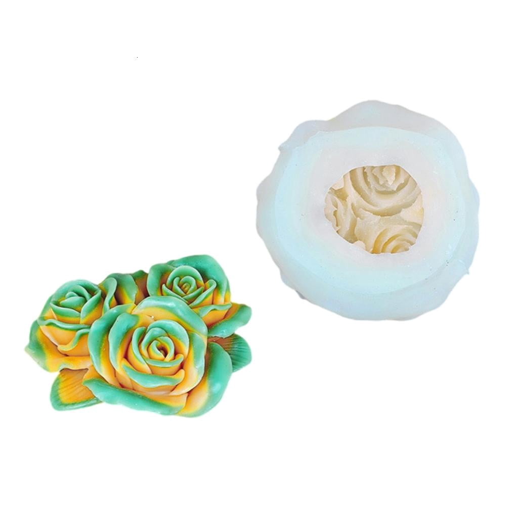 Osdhezcn Multifuntional Silicone Candle Mold Crafting Molds 3D Flower Molds Hand-Making Supplies Present for Crafting Enthusiasts