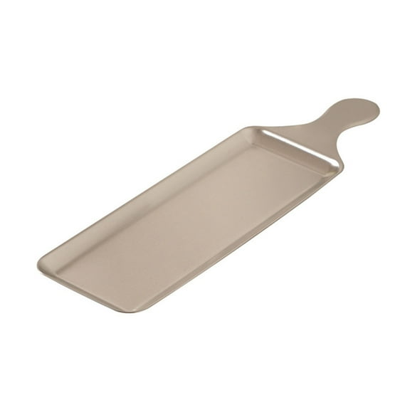 Osdhezcn Multifuntional Stainless Steel Plates Rectangular Steak Plate Cooking Plate