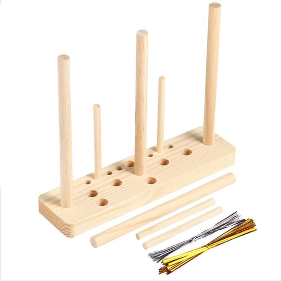 Osdhezcn Multipurpose Bow Maker for Ribbon Wooden Bow Making Tool for Ribbon Crafts DIY Decoration for Christmas Valentine's Day