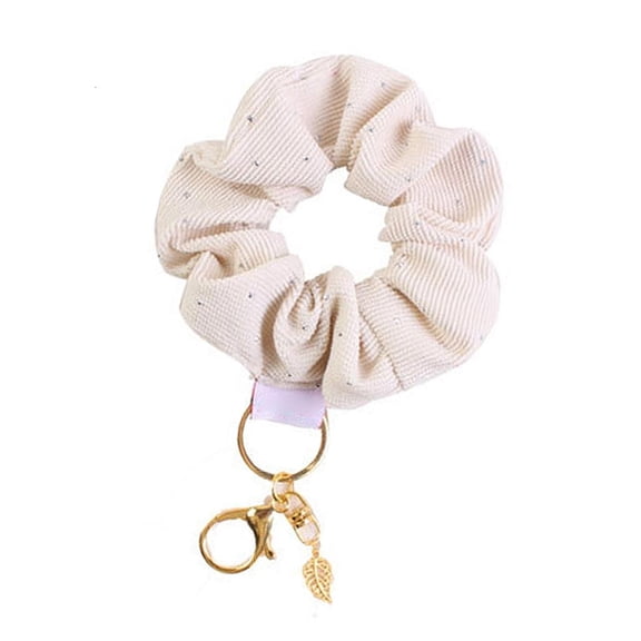Osdhezcn Multipurpose Scrunchie Wristband Key Holder Home Accessory Fashionable Hair Clip for Daily Use with Elegant Color