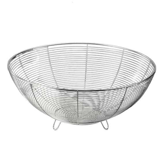 Osdhezcn Multipurpose Stainless Steel Wire Baskets For Fruits And Vegetables Elegant Metal Storage Bowl For Kitchen Organization