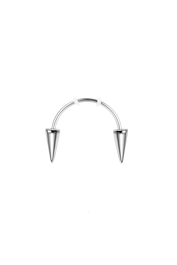 Nail Stainless Steel Piercing Jewelry Septum Piercing Body Decorations for Vampire Fangs Zombie Teeth