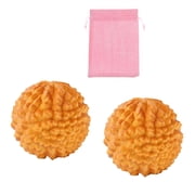 Osdhezcn Natural Wood Spiked Massage Ball for Relief and Acupoint Stimulation Therapy