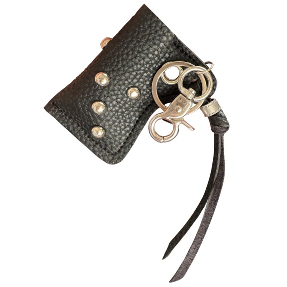 Osdhezcn PU Leather Lighter Sleeve Keychain Outdoor Accessories Key Holder Enduring