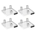 thumbnail image 1 of Osdhezcn Pack Of 4 Clear Acrylic Display Stands for Small Collectibles and Geodes Mineral Agate Holder for Home Or Office Use, 1 of 12