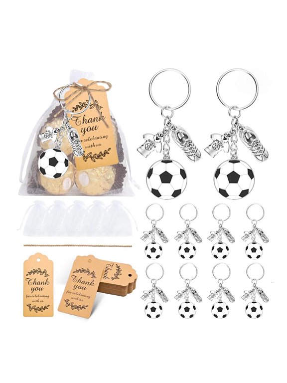 Pack of 10 Colorful Sports Key Pendants Cloth Cleat Designs