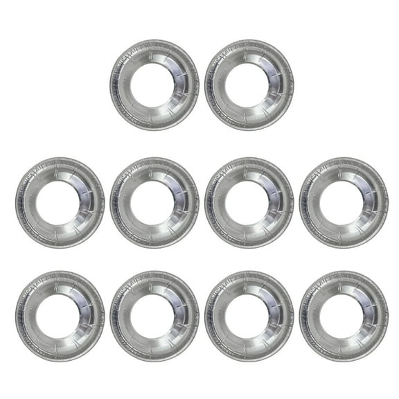 Osdhezcn Pack of 10 Tin Stove Liners Oil Proof Covers Gas Stove Liners for Gas Burners