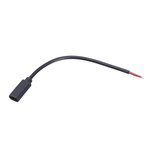 Osdhezcn Pigtail 2 Wire Extension Cable 15cm/100cm Type-C to 2 Pin Bare Wire for USB C Equipment or Replacement Repair DIY Cable
