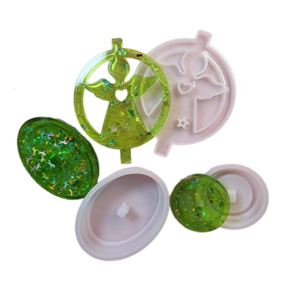 Osdhezcn Plug-In Candle Stand Mold Silicone Candlestick Mold Candle Holder Epoxy Mould