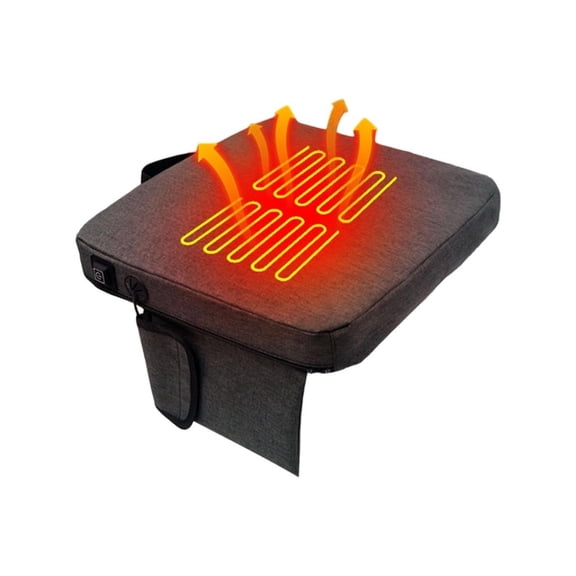 Osdhezcn Portable Heated Seat Cushion Stadium Bleacher Heated Seat USB Battery Powered Heating Pad for Outdoor Camping Office Boat Park, Power Bank Not Included