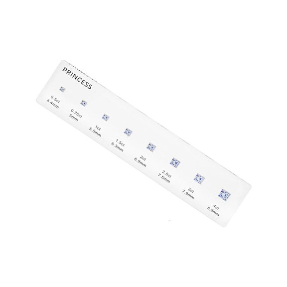 Osdhezcn Practical Acrylic Finger Measurement Device For Wedding Band Sizing Accuracy